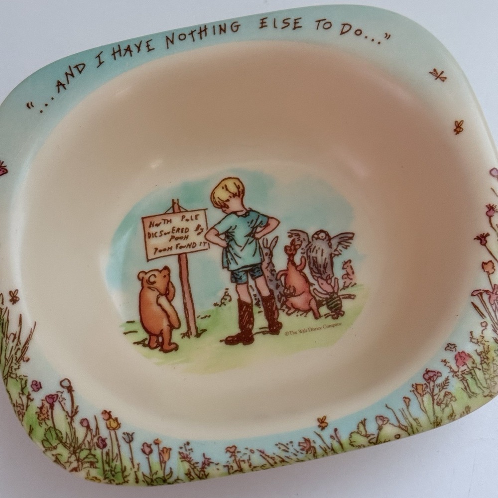 Selandia Disney Classic Winnie The Pooh Christopher Robin Bowl Vintage